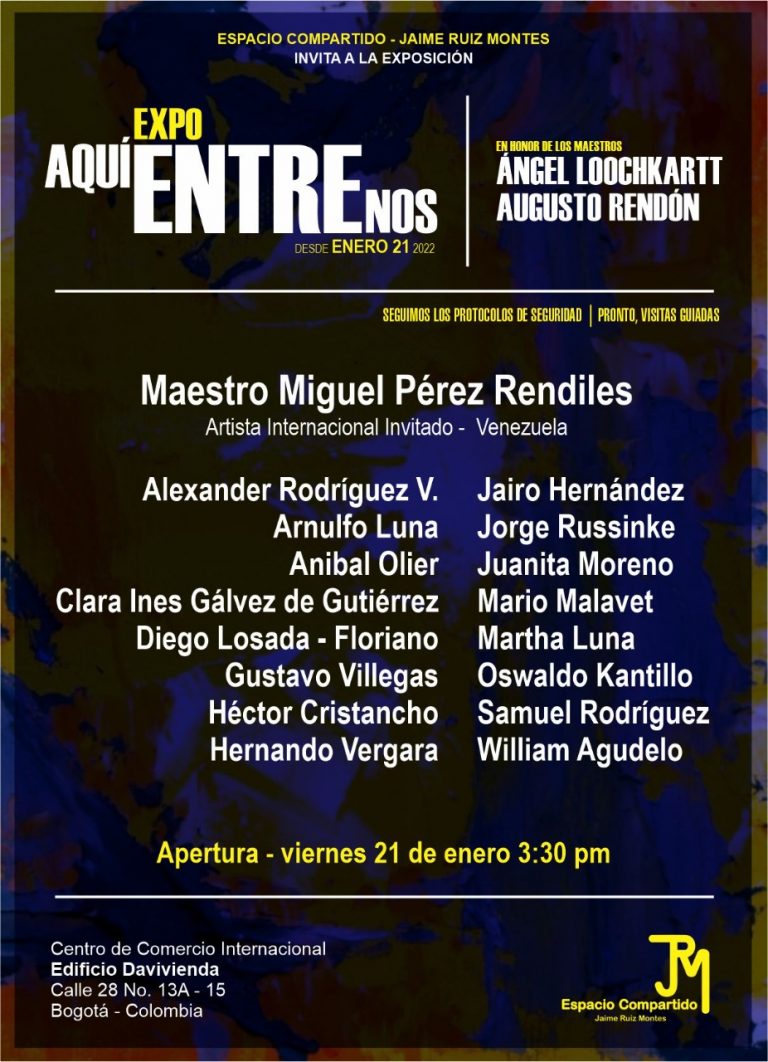 Exposición «AQUÍ ENTRE NOS» | Edificio Davivienda, Bogotá