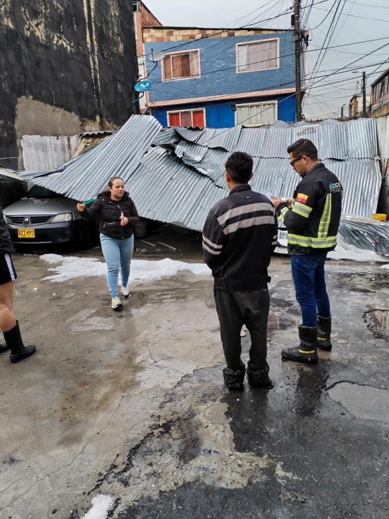 Fuerte granizada en Bogotá: zonas afectadas y daños reportados