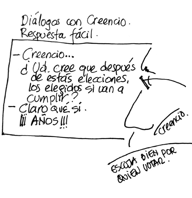 Diálogos con Creencio. Respuesta fácil