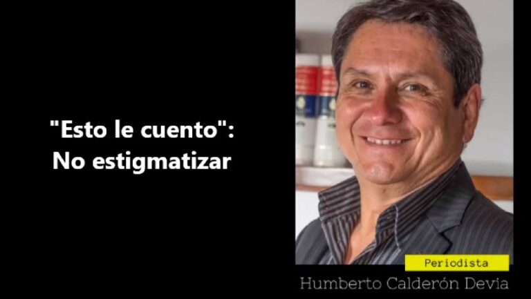 No estigmatizar